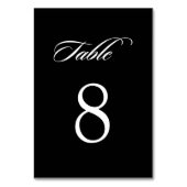 Elegante minimalistische kalligrafie zwart bruilof kaart (Achterkant)