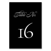 Elegante minimalistische kalligrafie zwart bruilof kaart (Achterkant)