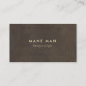 Elegante minimalistische kapperswinkel Haarstylist Visitekaartje (Voorkant)