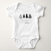 Elegante minimalistische kerstboom romper (Voorkant)