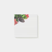 Elegante minimalistische kerstdecor gevoerd post-it® notes (Voorkant)