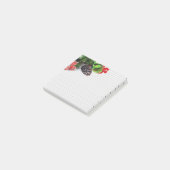 Elegante minimalistische kerstdecor gevoerd post-it® notes (Schuin)