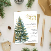 Elegante minimalistische kerstfeestuitnodiging feestdagenkaart