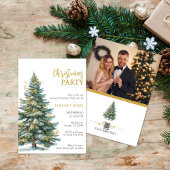 Elegante minimalistische kerstfeestuitnodiging feestdagenkaart