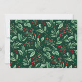 Elegante minimalistische kerstgroet 3 foto feestdagenkaart (Achterkant)