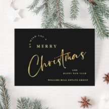 Elegante minimalistische kerstgroet Corporate