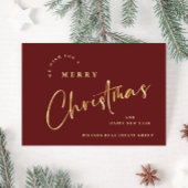 Elegante minimalistische kerstgroet Corporate Feestdagenkaart