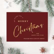 Elegante minimalistische kerstgroet Corporate