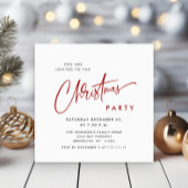 Elegante minimalistische kerstvakantie feest eenvo kaart