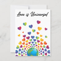 Elegante minimalistische kleurrijke regenboog hart