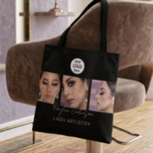 Elegante Minimalistische Lash Artist Foto's Logo