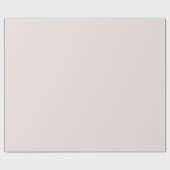 Elegante Minimalistische Lichte Crème Beige Effen  Cadeaupapier (Vlak)