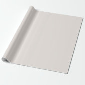 Elegante Minimalistische Lichte Crème Beige Effen  Cadeaupapier (Uitgerold)