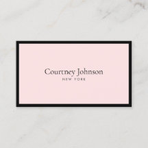 Elegante minimalistische luxe boetiek zwart/roze