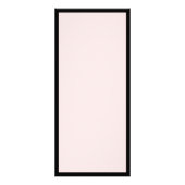 Elegante Minimalistische Luxe Boutique Zwart/Roze Reclamekaart (Achterkant)
