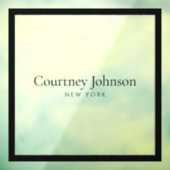 Elegante Minimalistische Luxe Winkel  Raamsticker (Vel 3)