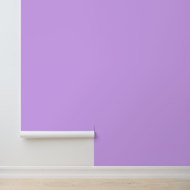 Elegante minimalistische massieve Mauve Behang (Applicatie)