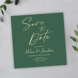 Elegante minimalistische moderne bruiloft bewaar d