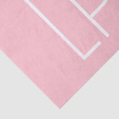 Elegante minimalistische moderne initiaal op paste tissuepapier (Detail)