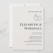Elegante Minimalistische Moderne Klassieke QR-code Kaart (Voorkant)