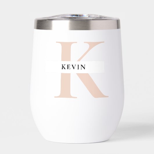 Elegante minimalistische monogram naam (Voorkant)