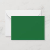 Elegante Minimalistische Monogram Notitiekaarten Notitiekaartje (Achterkant)