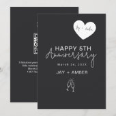 Elegante Minimalistische Naïeve Kaart (Voorkant / Achterkant)