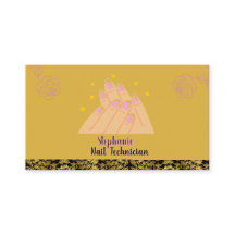 Elegante minimalistische nail tech logo beauty
