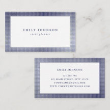 Elegante Minimalistische Navy Blauwe Hondsdroogsti