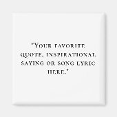 Elegante minimalistische offerte magneet (Voorkant)