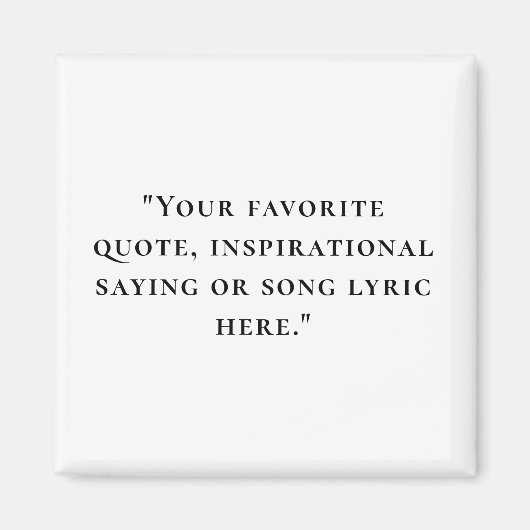 Elegante minimalistische offerte magneet (Voorkant)