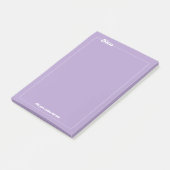Elegante minimalistische Paarse Post-it® Notes (Schuin)