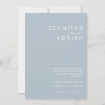 Elegante Minimalistische Pastelblauwe Moderne Eenv