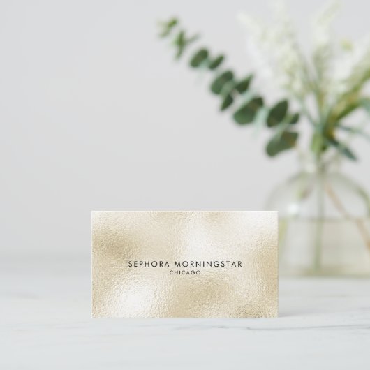 Elegante Minimalistische Professionele Moderne Fro Visitekaartje (Staand voorkant)