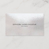 Elegante Minimalistische Professionele Moderne Fro Visitekaartje (Voorkant)