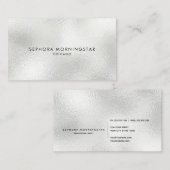 Elegante Minimalistische Professionele Moderne Fro Visitekaartje (Voorkant / Achterkant)