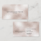 Elegante Minimalistische Professionele Moderne Vor Visitekaartje (Voorkant / Achterkant)