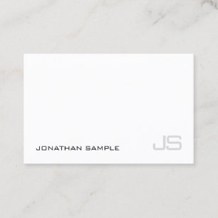 Elegante minimalistische professionele monogram Sj Visitekaartje