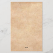 Elegante minimalistische QR-code Business Kraft Br Briefpapier (Achterkant)