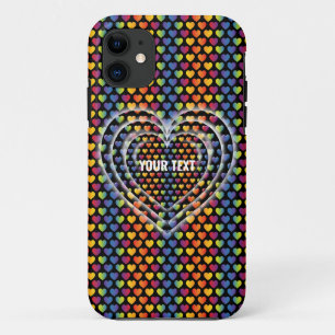 Elegante minimalistische regenboogharten Case-Mate iPhone case