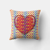 Elegante minimalistische regenboogharten kussen (Achterkant)