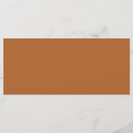 Elegante minimalistische roest zitplaatskaartkop K Menu (Achterkant)