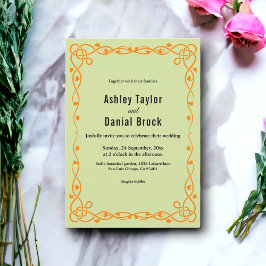 Elegante minimalistische salie groen chique bloeme kaart