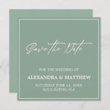 Elegante Minimalistische Saliegroen