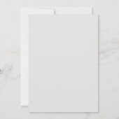 Elegante Minimalistische Save The Date Kaart (Achterkant)
