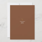 Elegante Minimalistische Save the Date Kaart | Mod (Achterkant)