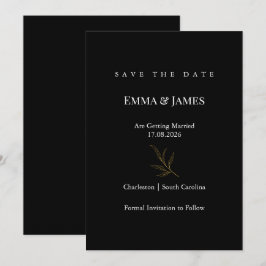 Elegante Minimalistische Save the Date Kaart | Mod