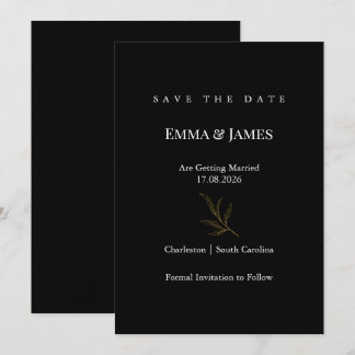 Elegante Minimalistische Save the Date Kaart | Mod
