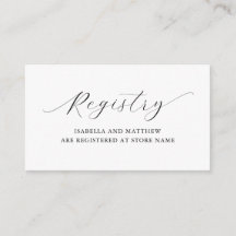 Elegante Minimalistische Script Registratie Inform