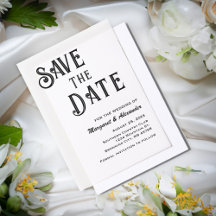 Elegante Minimalistische Script Save The Date Huwe